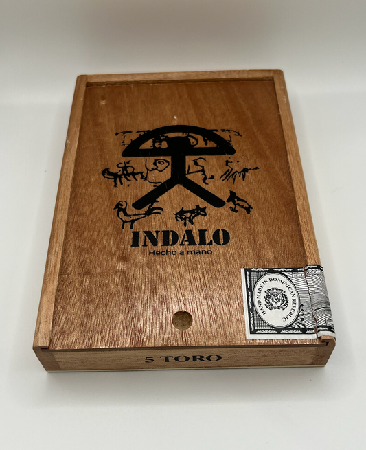 5 Count Brown Cigar Box