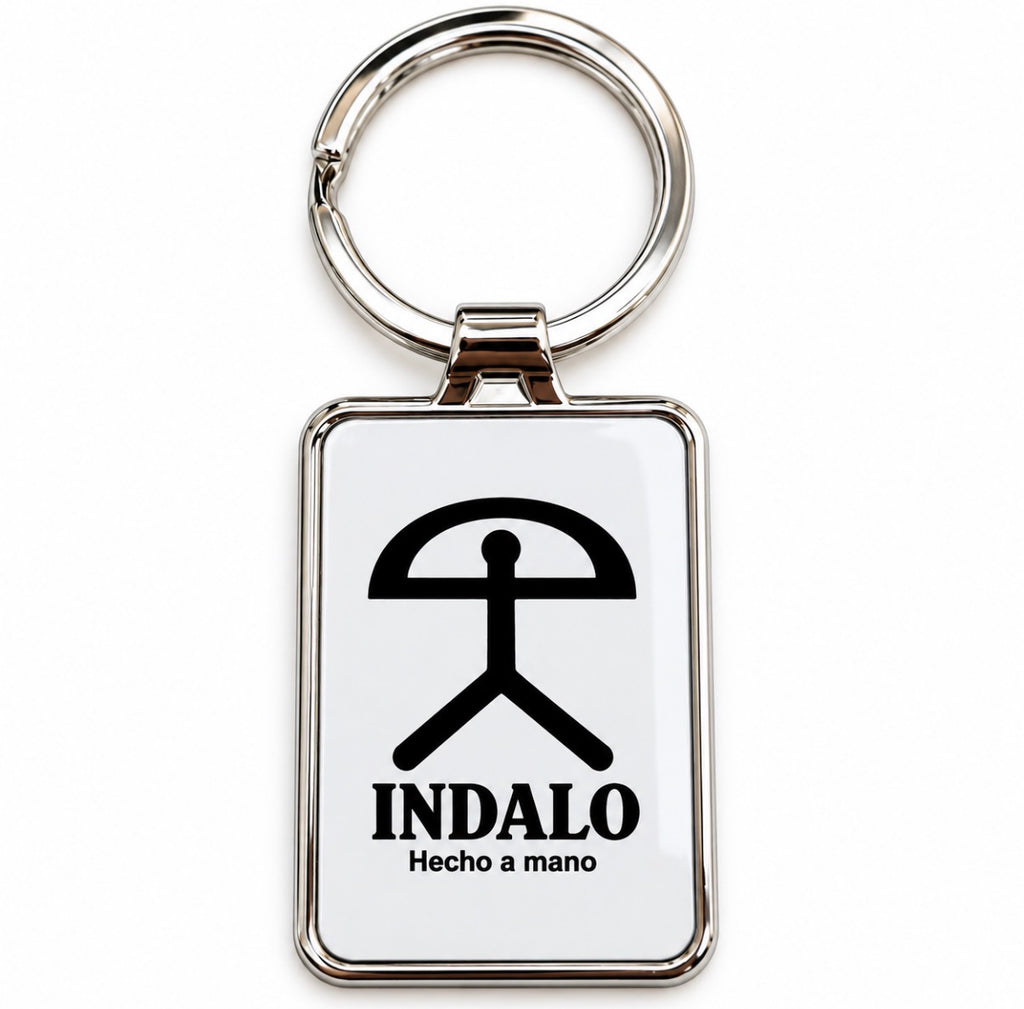 Indalo Good Luck & Protection Keychain – Silver