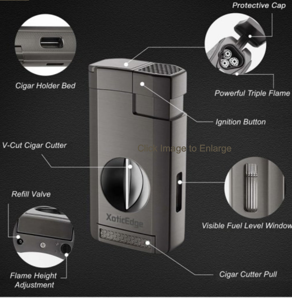Lumina Torch w/ V-Cut (Gun Metal)