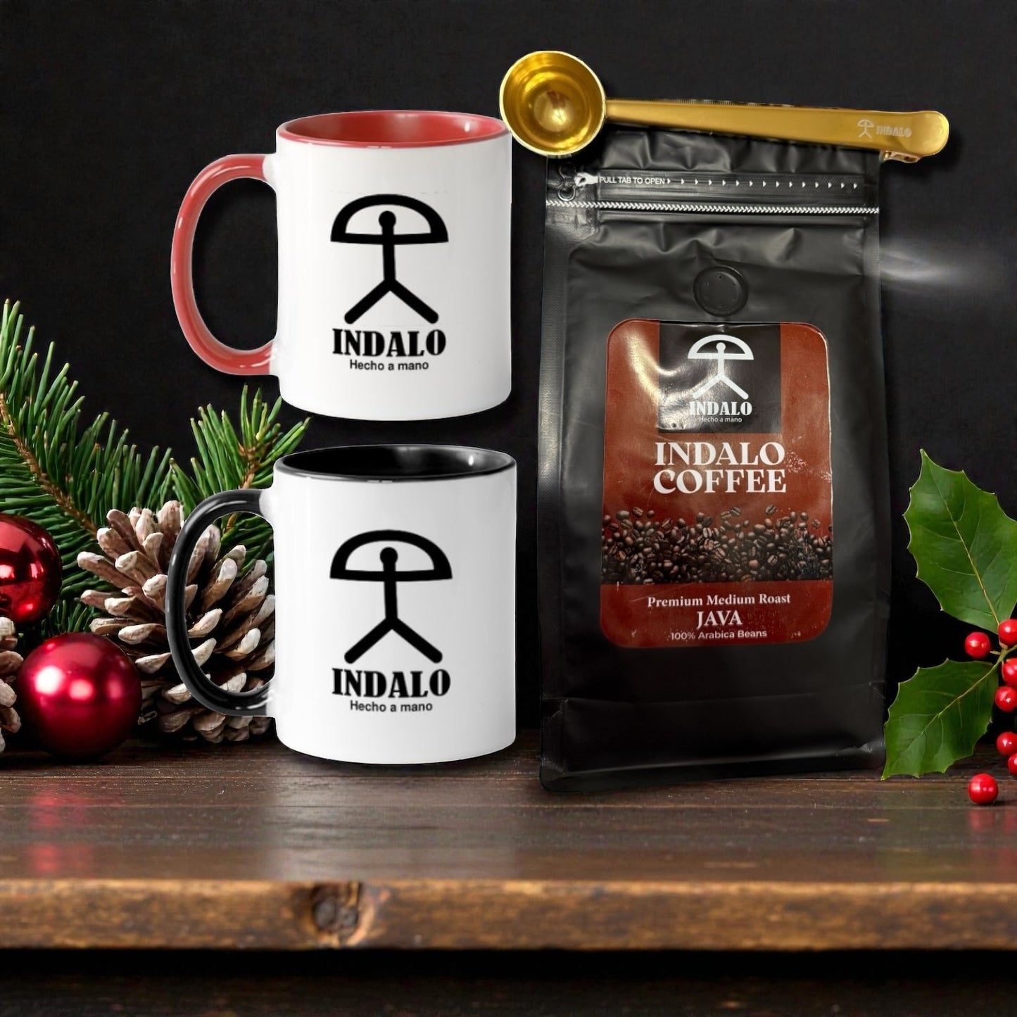 Indalo Coffee and Coffee Mug Bundle