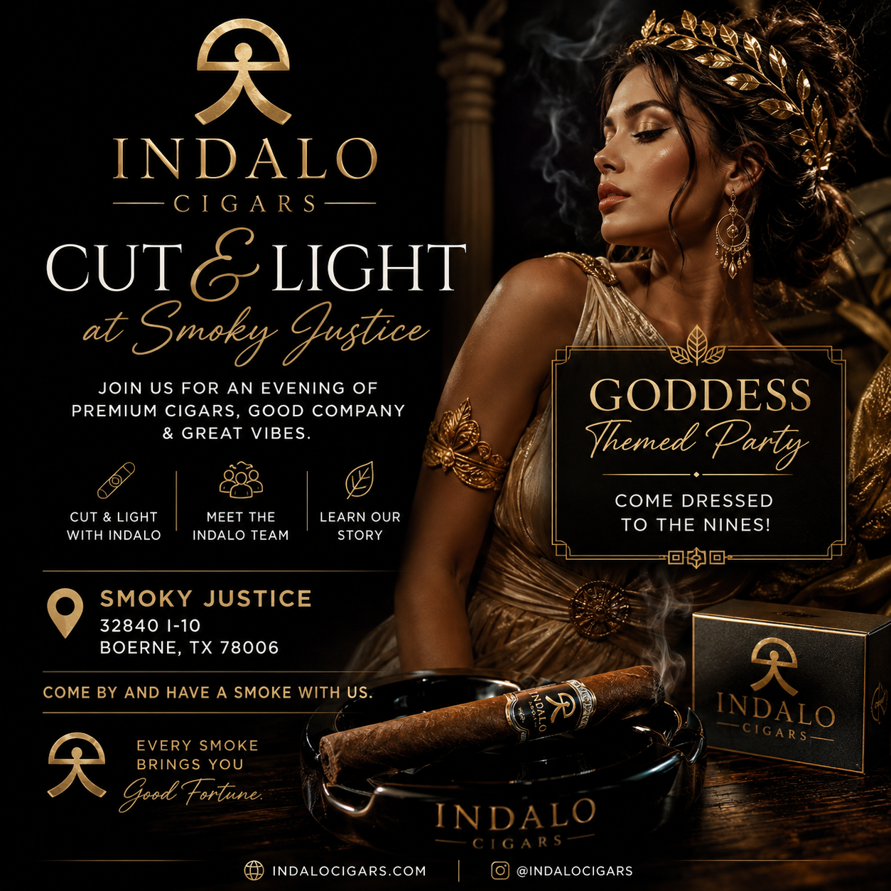 Smoky Justice Cigar Lounge Cut & Light August 22nd 2026