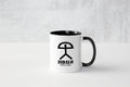 Indalo Red & Black Coffee Mug