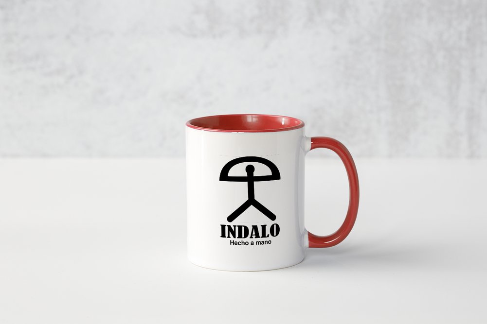Indalo Red & Black Coffee Mug